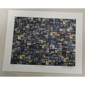 Adam Strange "Beat Boxing" Blotter Art print Psychedelic s/n perforated print